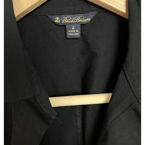 Brooks Brothers Collared Long Sleeve Shirt Dress Cotton Lycra Blend Women’s - Picture 4 of 8